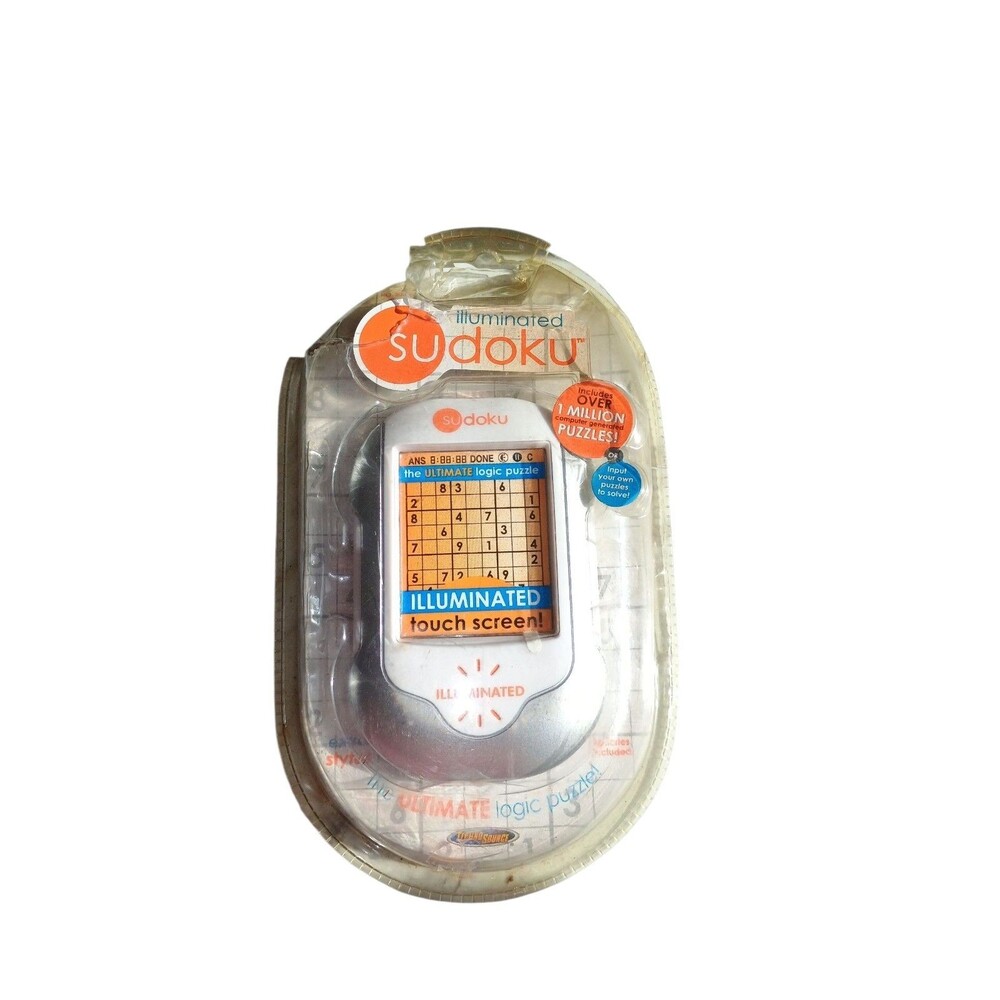 Sudoku Puzzle Illuminated Game New in Original Package Battery & Instructions